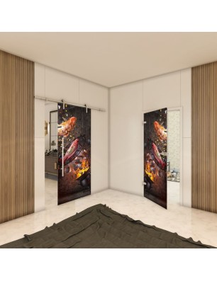 Ganzglastür - Fotoprint Model 287 für ein modernes Zuhause