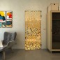 Pendeltür - Fineprint Modell 093 Gold auf Klarglas
