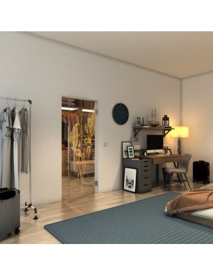 Pendeltür - Fineprint Model 131 Gold auf Klarglas