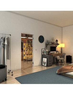 Pendeltür - Fineprint Model 137 Gold auf Klarglas