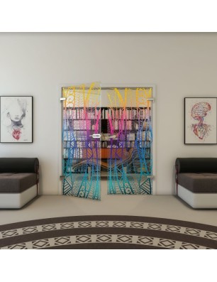 Ganzglastür - Fineprint Model 040 Verlauf auf Klarglas