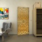 Pendeltür - Fineprint Modell 164 Gold auf Grauglas