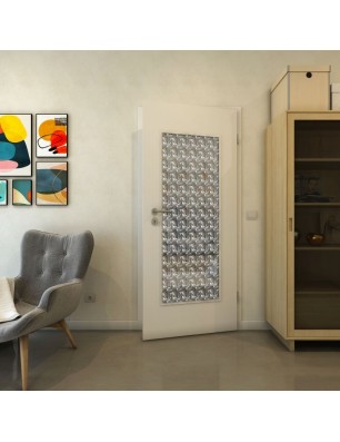 Lichtausschnitt - Fineprint Model 003 Weiss auf Grauglas