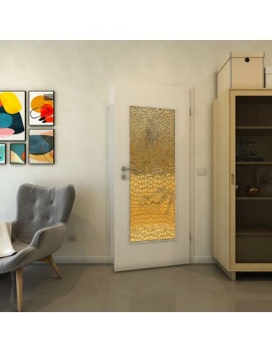 Lichtausschnitt - Fineprint Model 015 Gold auf Grauglas