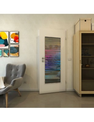 Lichtausschnitt - Fineprint Model 019 Verlauf auf Grauglas