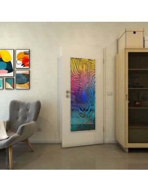 Lichtausschnitt - Fineprint Model 023 Verlauf auf Grauglas