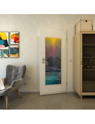 Lichtausschnitt - Fineprint Model 024 Verlauf auf Grauglas