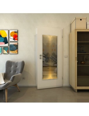 Lichtausschnitt - Fineprint Model 024 Gold auf Grauglas