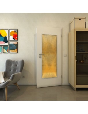 Lichtausschnitt - Fineprint Model 025 Gold auf Grauglas