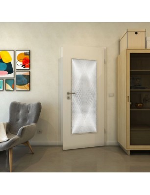 Lichtausschnitt - Fineprint Model 025 Weiss auf Grauglas