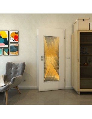 Lichtausschnitt - Fineprint Model 026 Gold auf Grauglas