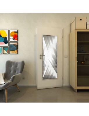 Lichtausschnitt - Fineprint Model 026 Weiss auf Grauglas