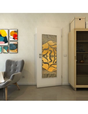 Lichtausschnitt - Fineprint Model 031 Gold auf Grauglas