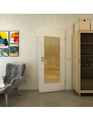 Lichtausschnitt - Fineprint Model 041 Gold auf Grauglas