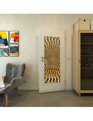 Lichtausschnitt - Fineprint Model 044 Gold auf Grauglas