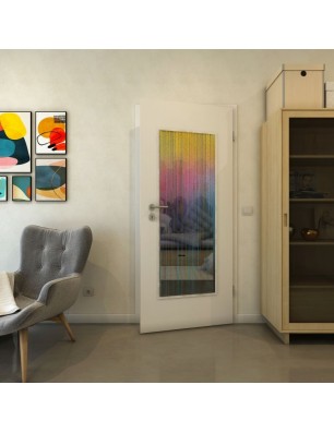 Lichtausschnitt - Fineprint Model 052 Verlauf auf Grauglas