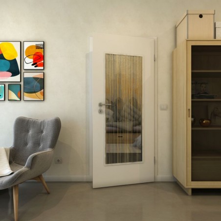 Lichtausschnitt - Fineprint Model 052 Gold auf Grauglas