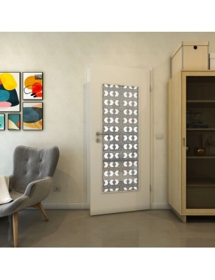 Lichtausschnitt - Fineprint Model 053 Weiss auf Grauglas