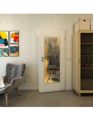 Lichtausschnitt - Fineprint Model 061 Gold auf Grauglas