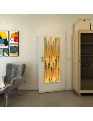 Lichtausschnitt - Fineprint Model 067 Gold auf Grauglas