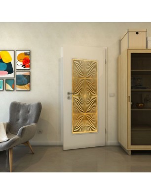 Lichtausschnitt - Fineprint Model 069 Gold auf Grauglas