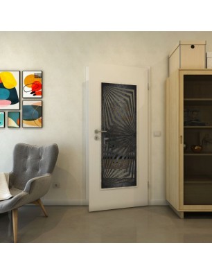 Lichtausschnitt - Fineprint Model 070 Schwarz auf Grauglas