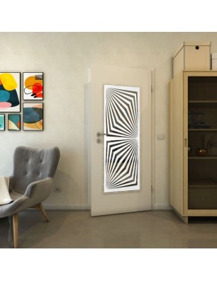 Lichtausschnitt - Fineprint Model 070 Weiss auf Grauglas