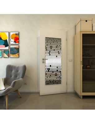 Lichtausschnitt - Fineprint Model 072 Weiss auf Grauglas