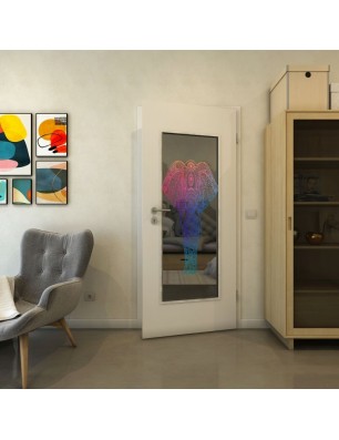 Lichtausschnitt - Fineprint Model 078 Verlauf auf Grauglas