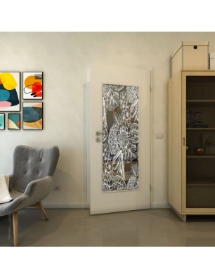 Lichtausschnitt - Fineprint Model 083 Weiss auf Grauglas