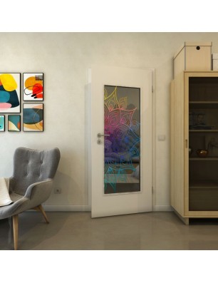 Lichtausschnitt - Fineprint Model 088 Verlauf auf Grauglas