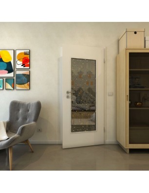 Lichtausschnitt - Fineprint Model 090 Gold auf Grauglas