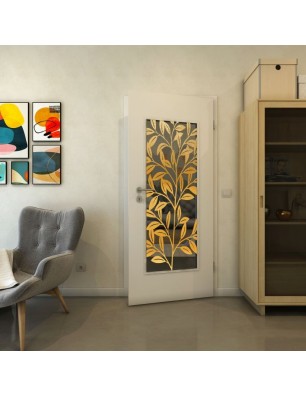 Lichtausschnitt - Fineprint Model 099 Gold auf Grauglas