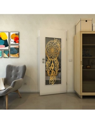 Lichtausschnitt - Fineprint Model 125 Gold auf Grauglas