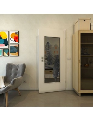 Lichtausschnitt - Fineprint Model 129 Schwarz auf Grauglas