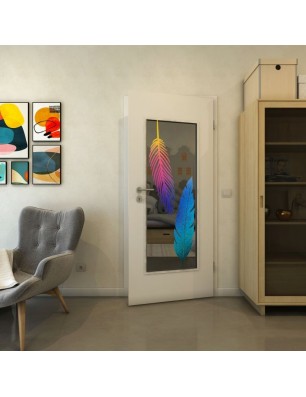 Lichtausschnitt - Fineprint Model 129 Verlauf auf Grauglas