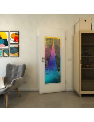 Lichtausschnitt - Fineprint Model 132 Verlauf auf Grauglas