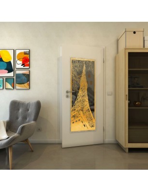 Lichtausschnitt - Fineprint Model 132 Gold auf Grauglas