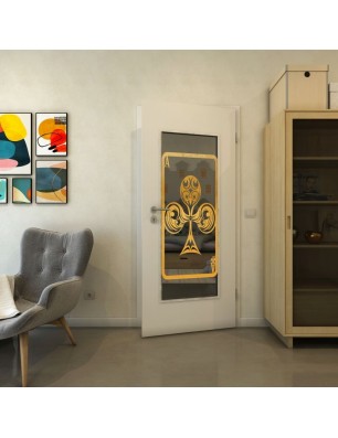 Lichtausschnitt - Fineprint Model 135 Gold auf Grauglas