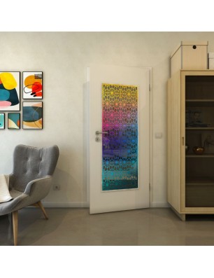 Lichtausschnitt - Fineprint Model 143 Verlauf auf Grauglas