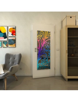 Lichtausschnitt - Fineprint Model 146 Verlauf auf Grauglas