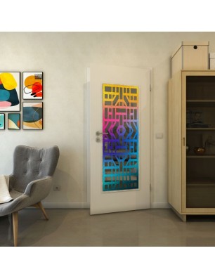 Lichtausschnitt - Fineprint Model 152 Verlauf auf Grauglas