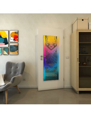 Lichtausschnitt - Fineprint Model 156 Verlauf auf Grauglas