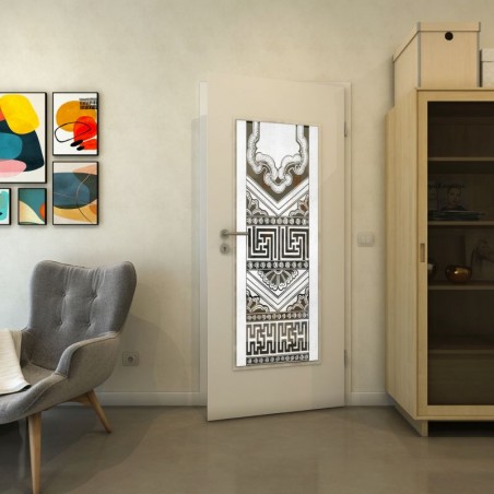 Lichtausschnitt - Fineprint Model 156 Weiss auf Grauglas