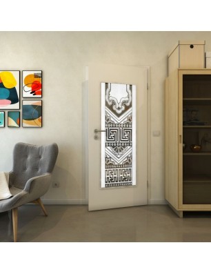 Lichtausschnitt - Fineprint Model 156 Weiss auf Grauglas