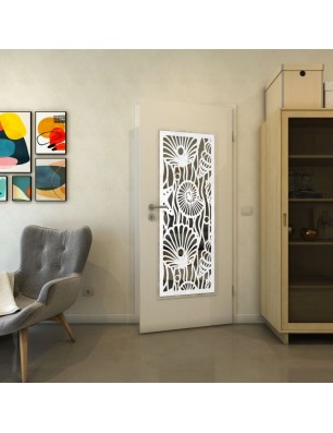 Lichtausschnitt - Fineprint Model 165 Weiss auf Grauglas