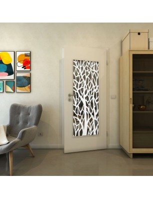 Lichtausschnitt - Fineprint Model 167 Weiss auf Grauglas