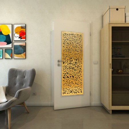 Lichtausschnitt - Fineprint Model 168 Gold auf Grauglas