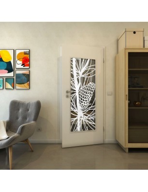 Lichtausschnitt - Fineprint Model 169 Weiss auf Grauglas