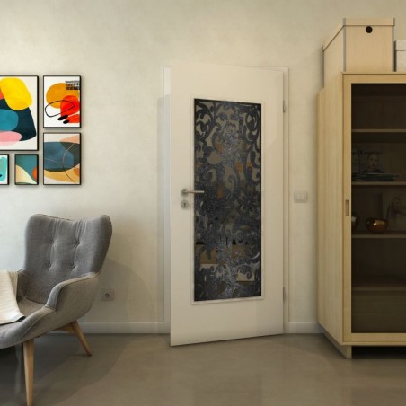 Lichtausschnitt - Fineprint Model 170 Schwarz auf Grauglas